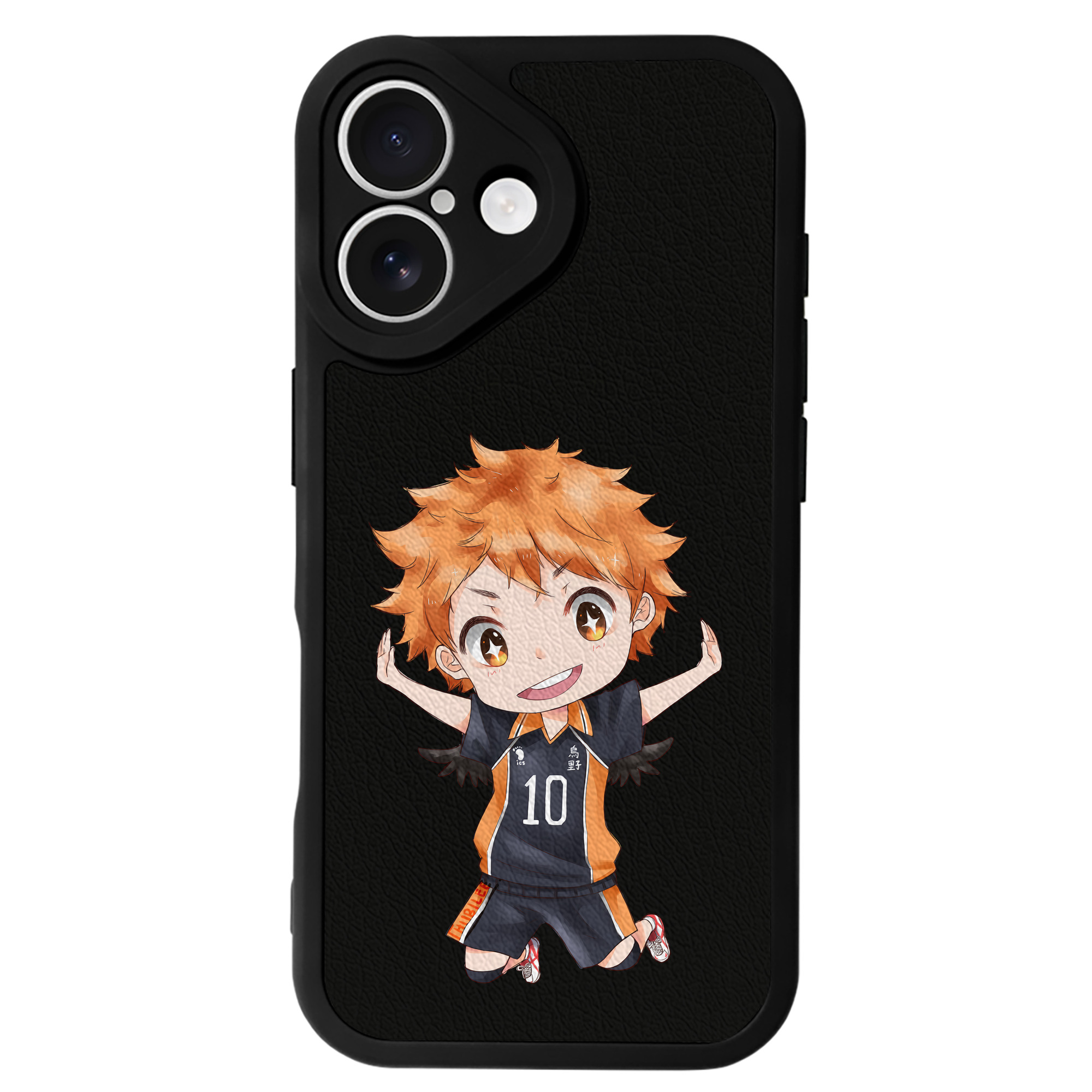 （画像用） ハイキュー!! Haikyu!! 【iPhone 16シリーズ対応】シリコンスマホケース（レザー調） 材質：シリコン
